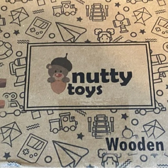 Nutty toys wooden stacking rocks blocks 40 pcs - Picture 4 of 5